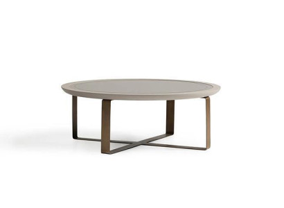 Coffee table Modern Side table Coffee table Sofa table Beige Metal